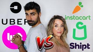 Uber & Lyft vs. Instacart & Shipt | 5 hour competition