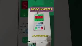 Nidec Inverter Variable Frequency Drive Start From button #inverter #vfd #automation #nidec