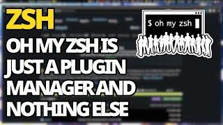 Zsh: Oh My Zsh Is Just A Plugin Manager, It's Not Special