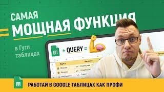 Функция =QUERY() | Самая мощная функция Google таблиц