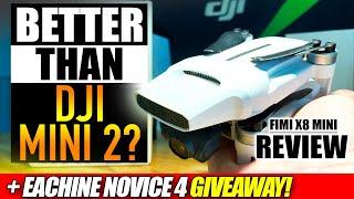 Better than DJI Mini 2? - FIMI X8 MINI 4K Folable Gps Drone - REVIEW, FLIGHTS, & GIVEAWAY