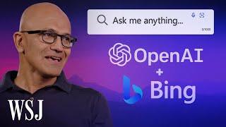 Can Bing and OpenAI Challenge Google? Microsoft's Satya Nadella Weighs In (Exclusive) | WSJ