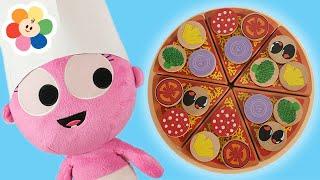 Pretend Play Cooking Pizza| Kitchen Toys for Children with GooGoo Gaga | Learn Fruits & Vegetables