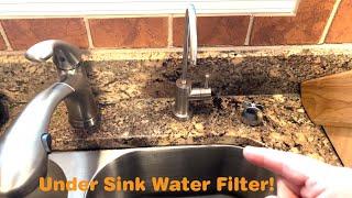 How to install an Under Sink Water Filter for clean and safe drinking water!