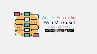 Auto Scroll with speed adjustment | Web Macro Bot | Website Automation