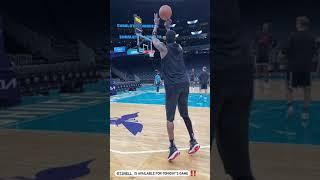 Tony Snell shooting warming up at Hornets vs Blazers #shorts #KiaTipOff21