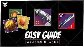 WEAPON CRAFTING BREAKDOWN - How to Get Resonant Materials, Weapon Patterns, Re-Shaping - Destiny 2