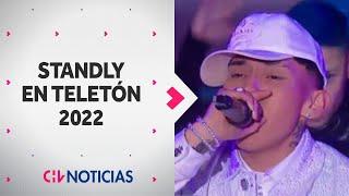 Así fue la presentación de STANDLY EN TELETÓN 2022: Cantó sus hits "Panamera" y "Pégate"