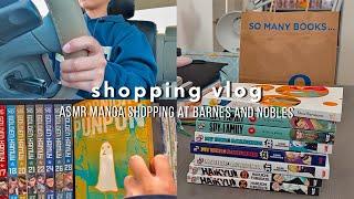 asmr shopping vlog ;; manga shopping at barnes and noble