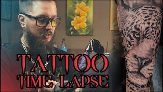 Realistic Tattoo Brazilian Jaguar - Tatuagem Realista Onça Pintada