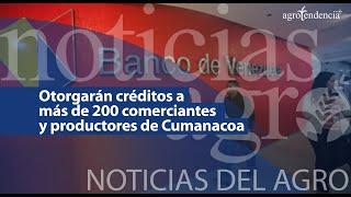  Otorgarán créditos a más de 200 comerciantes y productores de Cumanacoa - NDA