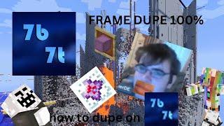 100 % frame dupe on 7B7T