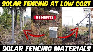 Solar Fencing for Agricultural Land at Low Cost | Solar Electric Fence