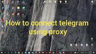 How To Connect Telegram Using Proxy || How To Fix Telegram Connecting Problem