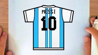 WIE ZEICHNET MAN DAS MESSI-TRIKOT