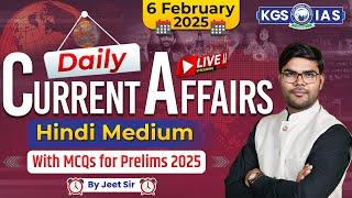 06 February 2025 Current Affairs | Daily Current Affairs | Current Affairs MCQs | by Jeet Sir