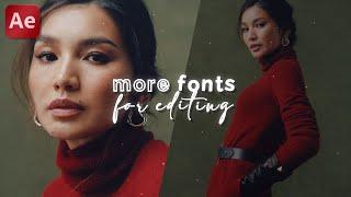 popular + underrated fonts for edits (aesthetic style) (ship style)