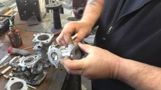 Installation of Shafts and Bushing in SU H Type Carburetor