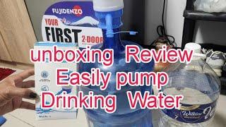 unboBoxing  Reviewpump sa Water Bottle   #MARGIE TV