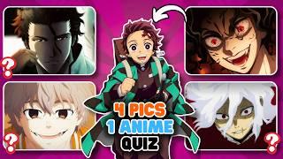 4 VILLAINS 1 ANIME QUIZ  Can you Guess The Anime By Just 4 Villains Pictures? 