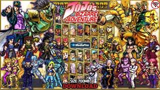 New!! Jojo's Bizarre Adventure Mugen Android Size 700MB Offline 2024