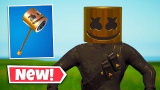 NEW TOASTED MARSHMELLO Skin Gameplay in Fortnite | GOLDEN MARSHY MALLET