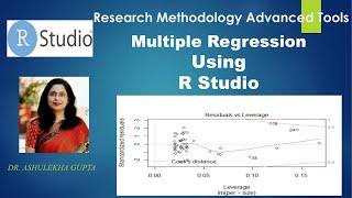 Multiple Regression Using R Studio(rstudio)(multiple regression)(r sqaure and adjusted r square)