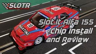 Slot It Martini Alfa Romeo 155 V6TI Tarquini 1996 - Carrera digital chip, laps and review