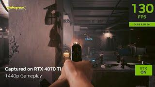 Cyberpunk 2077 | GeForce RTX 4070 Ti – 1440p DLSS 3 Gameplay