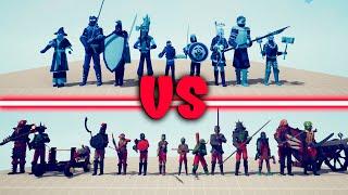 VIKINGS TEAM vs ORCS TEAM - Totally Accurate Battle Simulator TABS