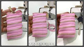 Instructions for sewing hand bags with zippers