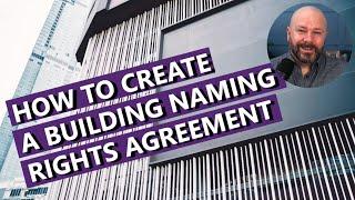 Building Naming Rights Agreements