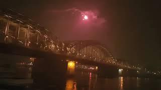 New Year 2019 Celebrations Fireworks Cologne Germany - by roothmens