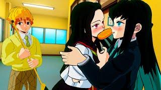 TOKITO e NEZUKO fugiram JUNTOS da ESCOLA??? no Demon slayer Vr!!