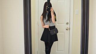 OOTD Feat. the Chanel WOC in black caviar