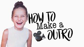 How to make a outro|| editingwithjake