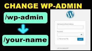 How To Change WordPress Login URL Without Plugin || Tech Eakub