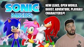 SONIC RANGERS NEW LEAKS: OPEN WORLD, ADVENTURE STYLE, BOOST, PLAYABLE CHARACTERS & MORE?!