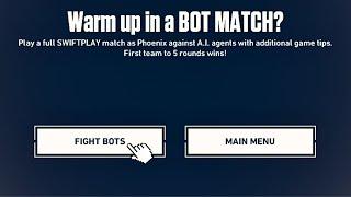 How to play BOTS MATCH MODE in VALORANT