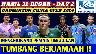 Unggulan [2] KEOK! Hasil Semua Sektor 32 Besar - Day 2 Badminton China Open 2024 Hari Ini