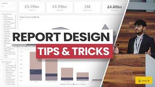 Power BI Report Design for Beginners  | Tips & Tricks