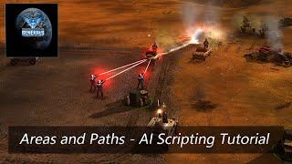 Areas and Paths - AI Scripting Tutorial [C&C Generals Zero Hour Worldbuilder]