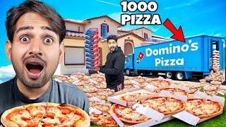 Surprising @MRINDIANHACKER with 1000 Pizza 