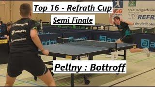 Zeit für das HALBFINALE Refrath Cup [ Semi Finale] T.Pellny(2257TTR) : E.Bottroff(2347TTR)