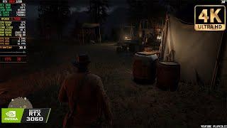 [4K60FPS] Red Dead Redemption 2 : RTX 3060 12GB + AMD RYZEN 5 5500 ( 4K Ultra Graphics DLSS OFF )