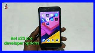 itel a23 pro developer options l developer settings itel L5006c