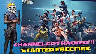 Playing Free Fire First Time | Channel Got Hacked
