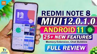 REDMI NOTE 8 NEW MIUI 12.0.1.0 Android 11 Update Review | 25+ New Features | Redmi Note 8 New Update