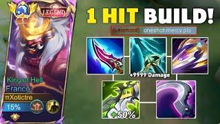 BEST 1HIT BUILD FOR EXP FRANCO 2024 !! ( 100% broken ) FRANCO FULL DAMAGE BUILD GAMEPLAY ~ MLBB