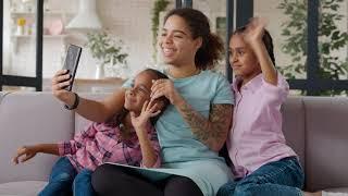Family Making a Video Call on Smartphone | Free Stock Videos | Copyright Free